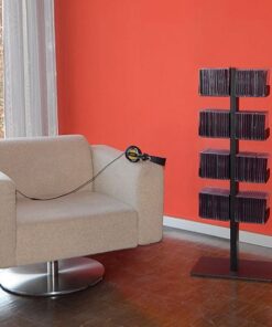 Radius design cologne Zakladač na CD 8 poličiek RADIUS DESIGN (CD-BAUM schwarz STAND KLEIN 718A) čierny