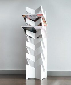 Radius design cologne Držiak na noviny a časopisy RADIUS DESIGN (NEWS-BODEN weiss 528B) biely