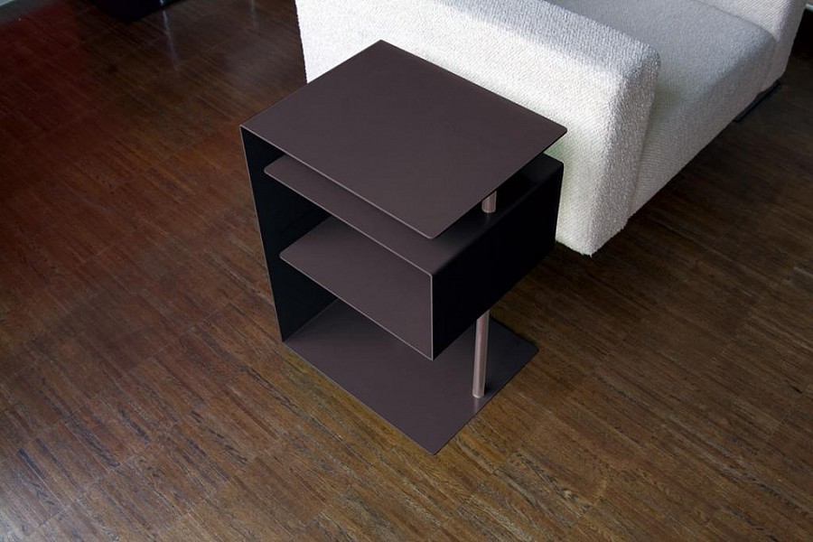 10622 Radius design cologne Stolík RADIUS DESIGN (X-CENTRIC TABLE schwarz 530E) čierny