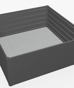 Biohort Zvýšený truhlík na zeleninu 2 x 2 (tmavo sivá metalíza) 2 x 2 (2 krabice)