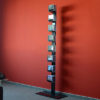 Radius design cologne Zakladač na CD 8 poličiek RADIUS DESIGN (CD-BAUM schwarz 2 STAND BIG 736A) černý