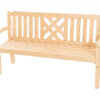DEOKORK Masívne záhradné lavice z borovice ROMANTIC (32 mm) - rôzne dĺžky 200 cm