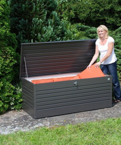 Biohort Vonkajší úložný box FreizeitBox 201 x 79 x 83 (tmavo šedá metalíza)