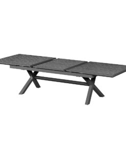 DEOKORK Hliníkový stôl BERGAMO II. 250/330 cm (antracit)