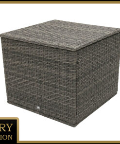 DEOKORK Box na podušky 90 x 90 cm BORNEO LUXURY (sivá)
