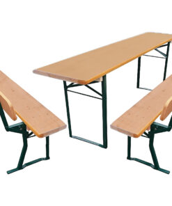 Drevený pivný set s opierkou Kiefer 2200 x 600 mm