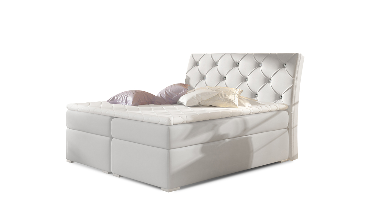 BENETO-140-MANZELSKA-POSTEL-BIELA-SOFT-17-NABBI-2 NABBI Beneto 140 čalúnená manželská posteľ s úložným priestorom biela