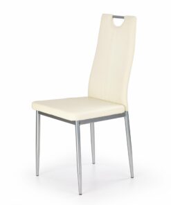 HALMAR K202 jedálenská stolička krémová