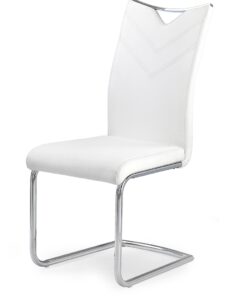 HALMAR K224 jedálenská stolička biela / chróm