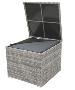 DEOKORK Box na podušky SEVILLA 82 x 82 cm (sivá)