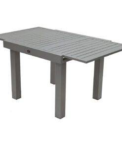 DEOKORK Hliníkový stôl rozkladací aj výškovo nastaviteľný 90/150x90 cm TITANIUM (2v1)