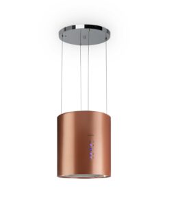 Klarstein Barett, digestor, 35 cm, ostrovčekový, 560 m³/h, LED, filter s aktívnym uhlím, medený