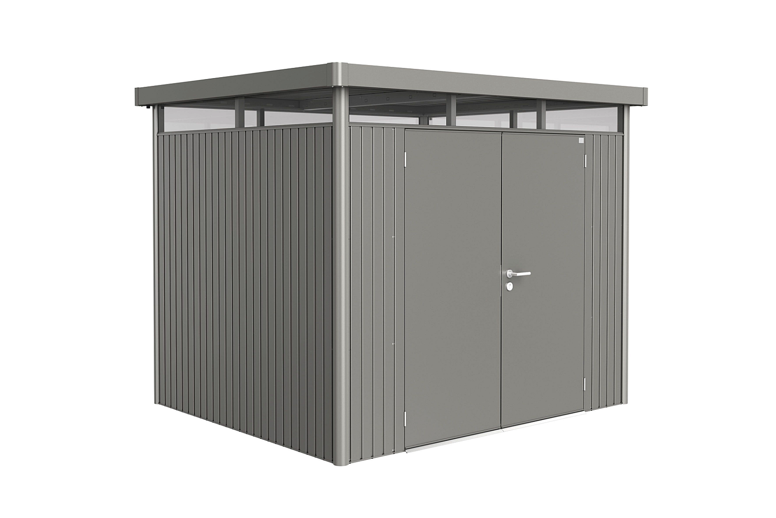 6501-h3d2 Biohort Záhradný domček BIOHORT Highline H3 duo 275 × 235 cm (sivý kremeň metalíza)