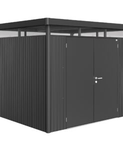 Biohort Záhradný domček BIOHORT Highline H3 duo 275 × 235 cm (tmavo šedá metalíza)