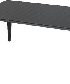 DEOKORK Záhradný plastový stôl LIMA 157x80 cm (antracit)