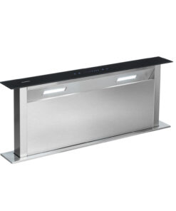 Klarstein Royal Flush Downdraft, digestor, 90 cm, výsuvný, 540 m³/h, nehrdzavejúca oceľ, čierny