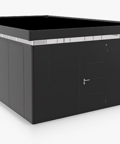 Biohort Záhradný domček BIOHORT Casanova 430 × 630 cm (tmavo šedá metalíza) Orientácia dverí vpravo