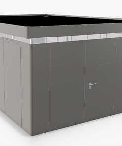 Biohort Záhradný domček BIOHORT Casanova 430 × 630 cm (sivý kremeň metalíza) Orientácia dverí vpravo