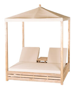 DEOKORK Teaková posteľ DAYBED