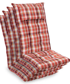 Blumfeldt Sylt, poduška s vysokou zadnou časťou, na vyššie polohovacie kreslo, vankúš, polyester, 50 x 120 x 9 cm, 4 x poduška