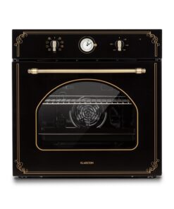Klarstein Victoria, vstavaná rúra, retro vzhľad, 9 funkcií, 50 – 250 °C, čierna
