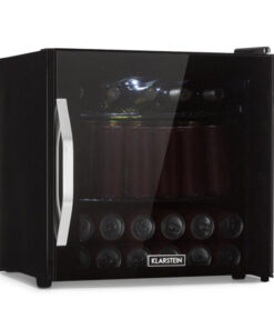 Klarstein Beersafe L Onyx, chladnička, energet. trieda E, LED, kovové police, sklenené dvere, čierna