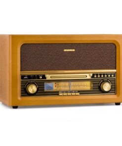 Auna Belle Epoque 1906 Retro Stereo Systém CD FM USB MP3 REC AUX