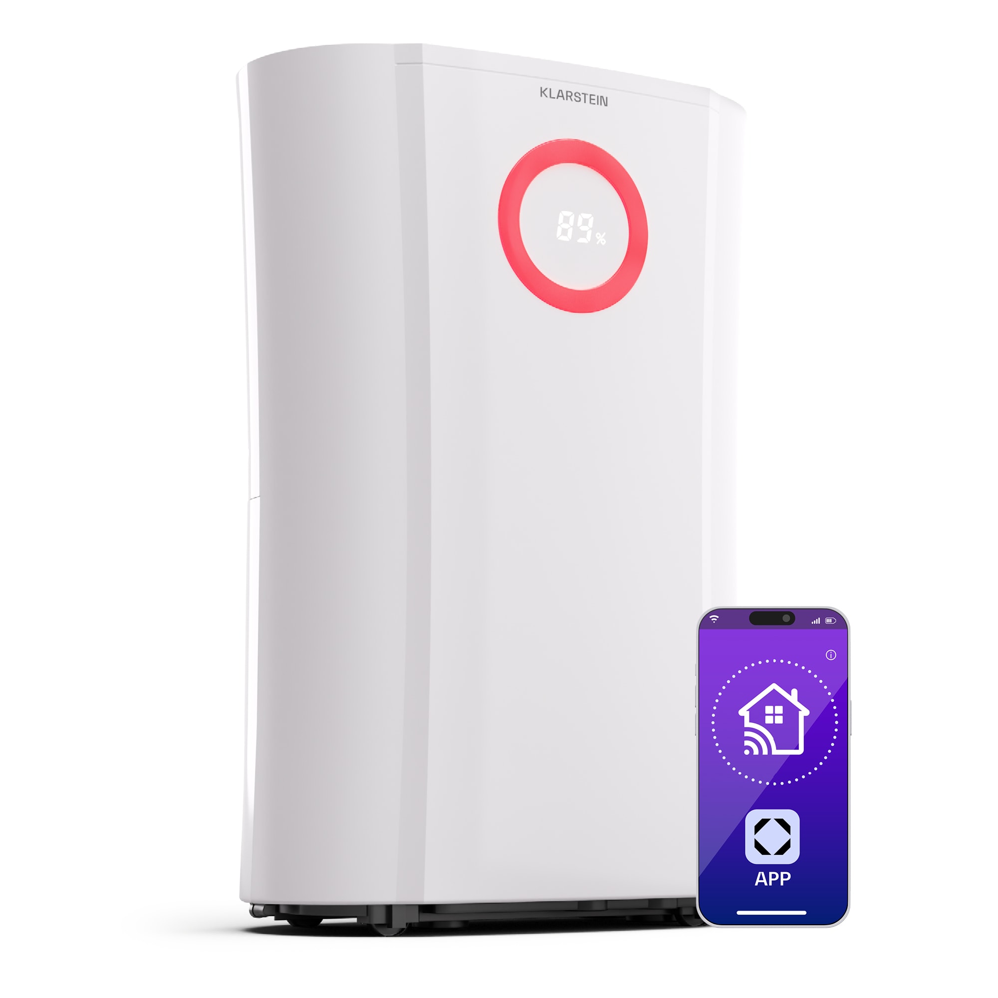 10045551_yy_0001_titel___ Klarstein DryFy Pro Connect 20 Smart, odvlhčovač, WiFi, kompresia, 20l/d, 20-30m²