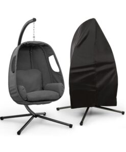 Blumfeldt Bella Donna, závesné kreslo, ochranný kryt, vankúš na sedenie, 180 g polyester, tmavosivé