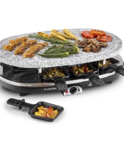 Klarstein Steaklette, raclette gril, 1500 W, granitová platňa, pre 8 osôb