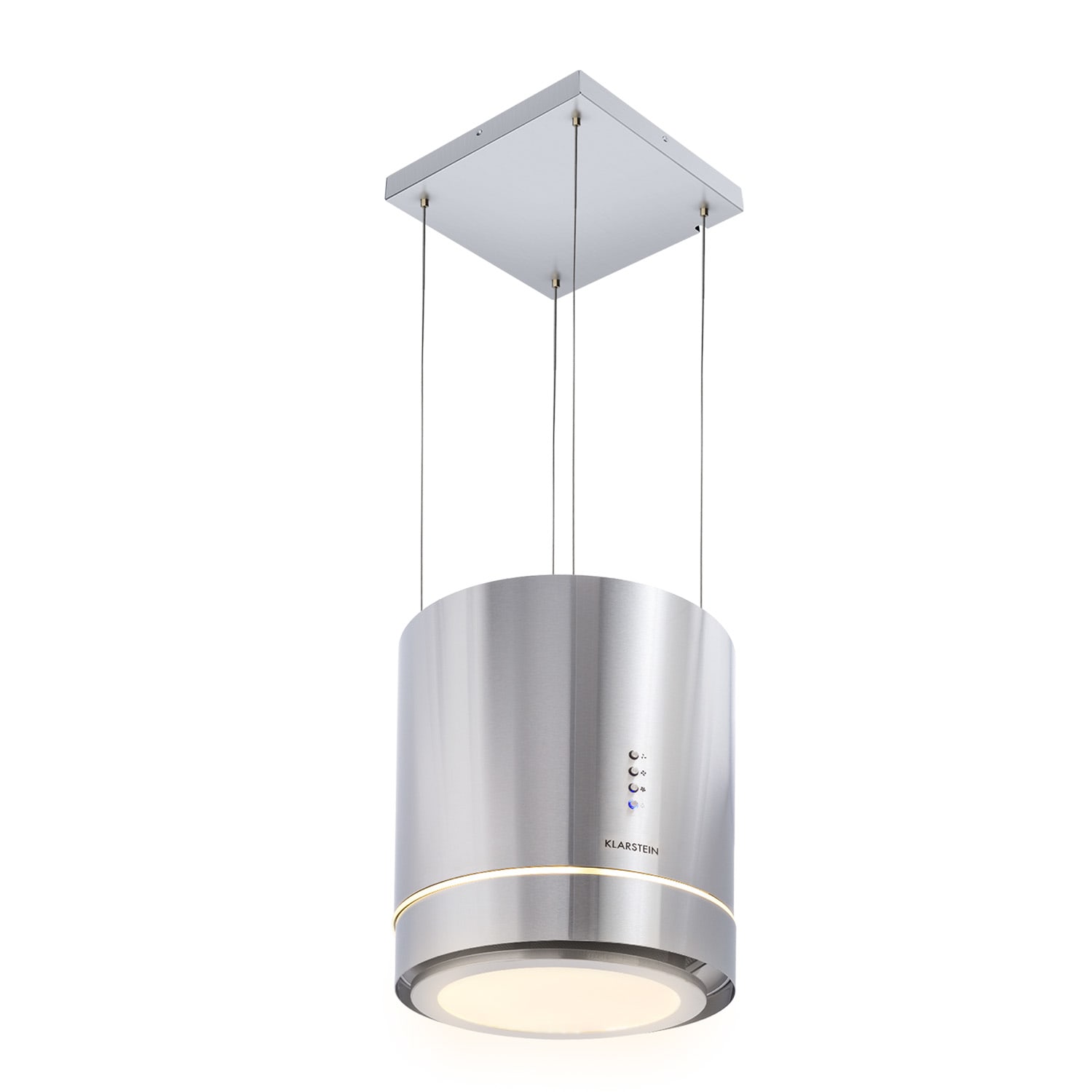 10032579_yy_0001_titel___ Klarstein Tron Ambience, digestor, 38 cm, ostrovčekový, 540 m³/h, LED, nehrdzavejúca oceľ