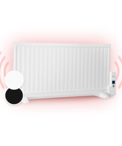 OneConcept Wallander, olejový radiátor, 1000 W, termostat, olejové vyhrievanie, plochý dizajn, biely