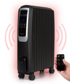 Klarstein Thermaxx Noir, olejový radiátor, 2500 W, 10-30 °C, 24-hod. časovač, diaľkové ovládanie, čierny