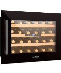 Klarstein Vinsider 24 Onyx Edition, vstavaná vinotéka, energet. trieda G