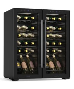 Klarstein Shiraz chladnička na víno, 2 chladiace zóny, LED osvetlenie, dotykové ovládanie, voľne stojaca