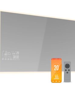 Blumfeldt Infračervený ohrievač, Smart Mirror, Infračervené žiarenie, 500 W, IP44