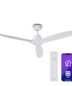 Klarstein Santa Elena Smart 52" stropný ventilátor, 10260 m³/h, 6 stupňov rýchlosti, diaľkové ovládanie, Smart