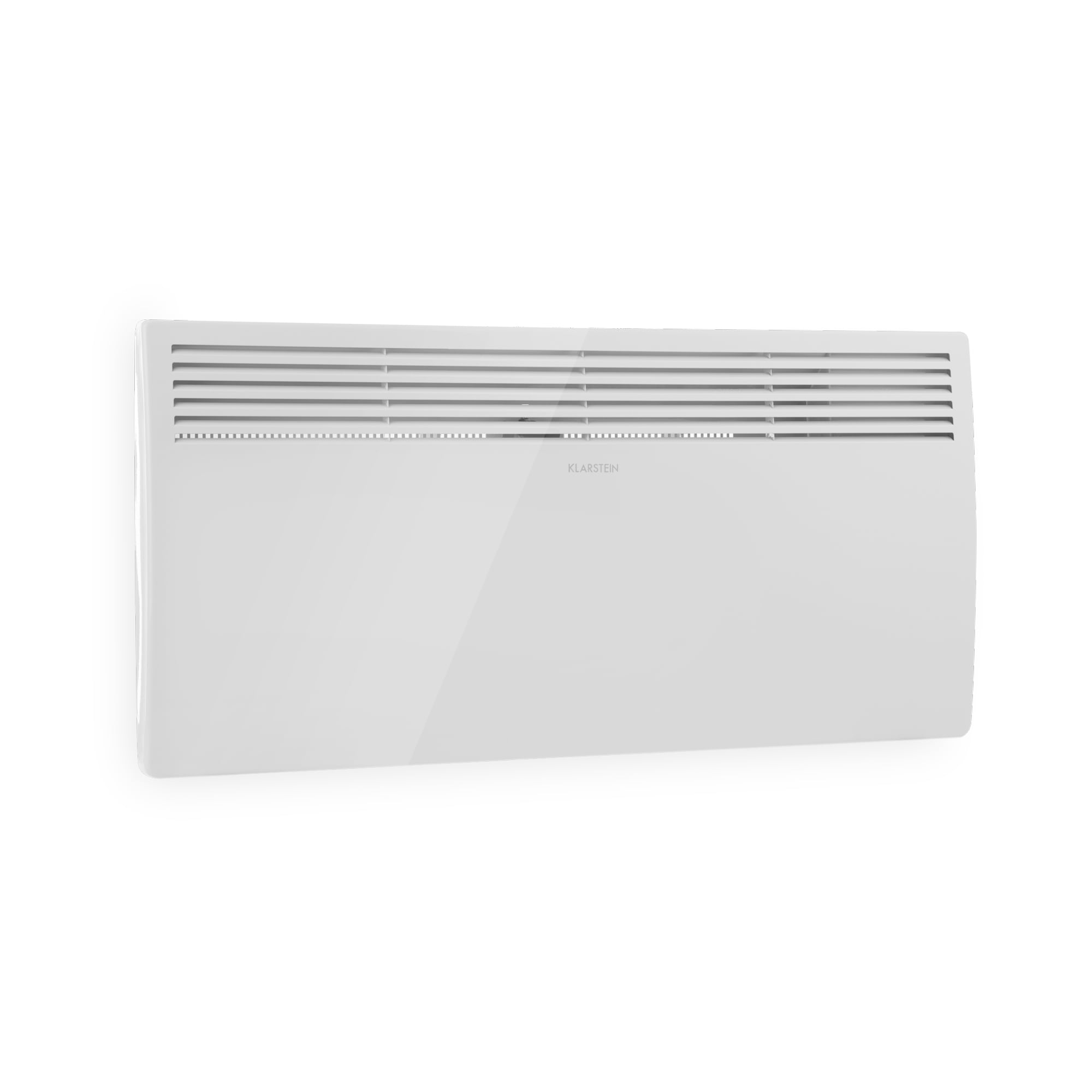 10033016_yy_0001_titel___ Klarstein Hot Spot Slimcurve, konvektor, ohrievač, 80 x 40 cm, 20 m², 2000 W, 5 - 40 °C, IP24, biely