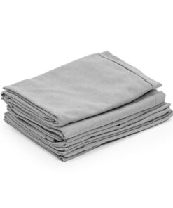 Blumfeldt Titania Dining Set, poťahy na čalúnenie, 10 kusov, 100 % polyester, svetlosivé