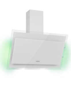 Klarstein Mirage 90, digestor, 90 cm, nástenný, 550 m³/h, A++, dotykový panel, RGB svetlo, biely