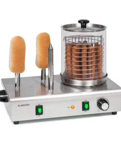 Klarstein Wurstfabrik 600, hotdogovač, 600 W, 5 l, 30 – 100 °C, sklo, nehrdzavejúca oceľ