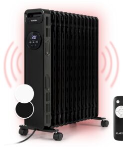 Klarstein Thermaxx Heatstream, olejový radiátor, 2500 W, 5-35 °C, 24-hod. časovač, čierny
