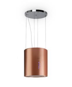 Klarstein Barett, digestor, 35 cm, ostrovčekový, 522 m³/h, LED, filter s aktívnym uhlím, medený