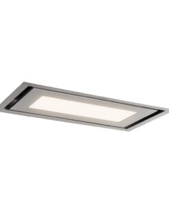 Klarstein Remy Brilliant Edition ostrovná digestor 90 cm 586 m³/h EEK A LED sklo