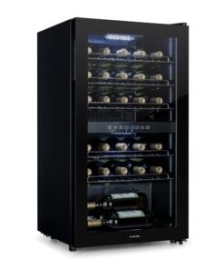Klarstein Shiraz 29 Duo, vinotéka, 80 l, 29 fliaš, 2 zóny, 5–22°C, dotykové ovládanie, čierna