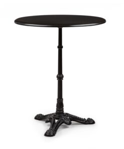 Blumfeldt Patras, bistro stôl, mramorová doska, Ø60cm, liatinový stojan