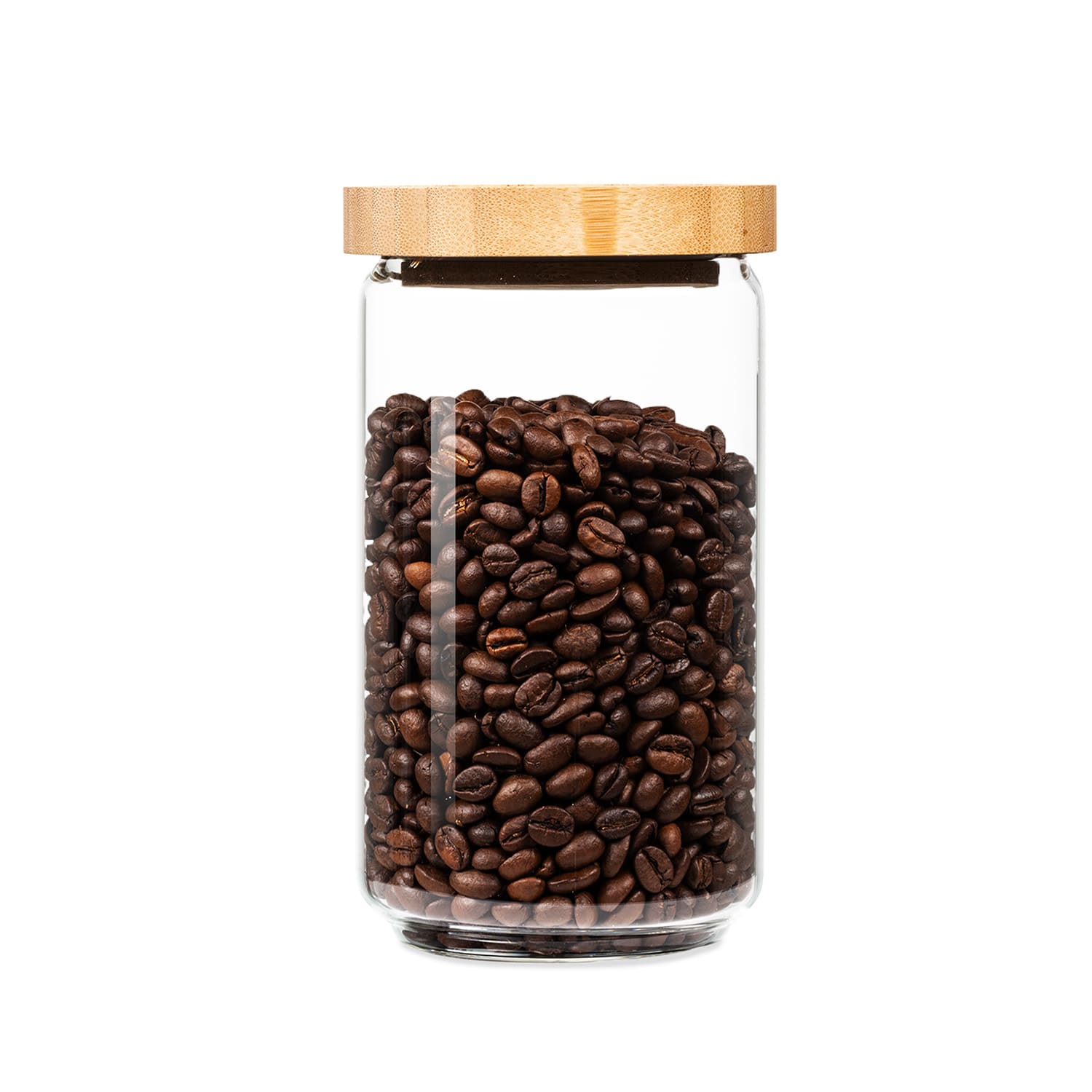 10038242_yy_0001_titel___ Klarstein Skladovacia nádoba, s bambusovým uzáverom, 750 ml, stohovateľná, vzduchotesná