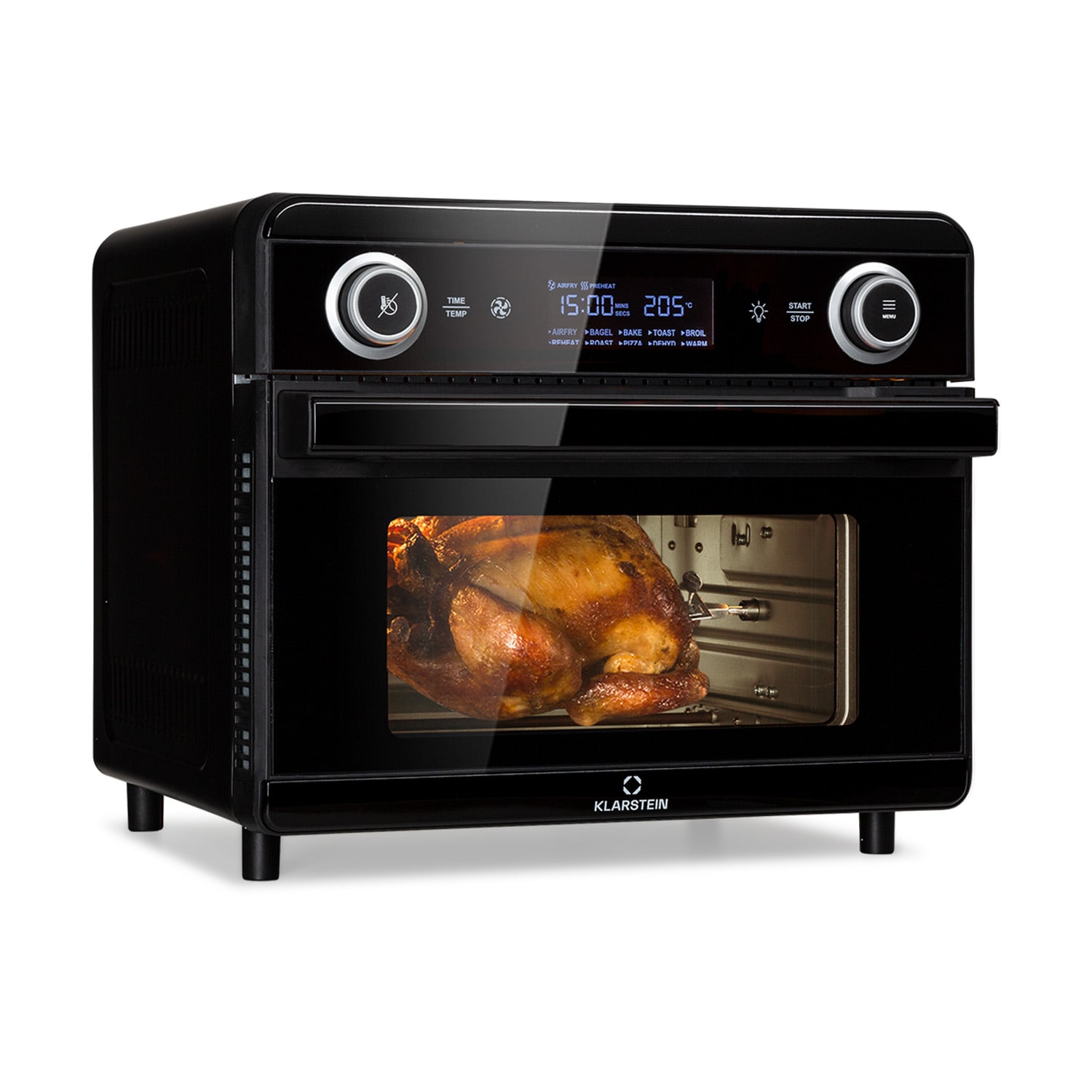 10038339_yy_0001_titel___ Klarstein AeroVital Jumbo 3 v 1, teplovzdušná fritéza, toaster, dehydrátor, 1550 W, 18 l
