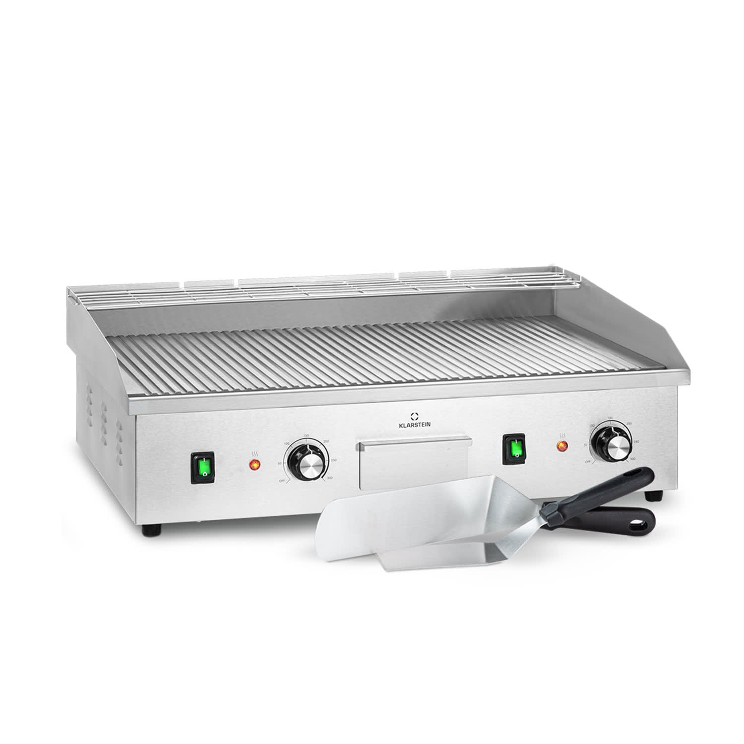 10039916_yy_0001_titel___ Klarstein Grillmeile 4400, elektrický gril, 2 x 2200 W, grilovacia platňa z nehrdzavejúcej ocele