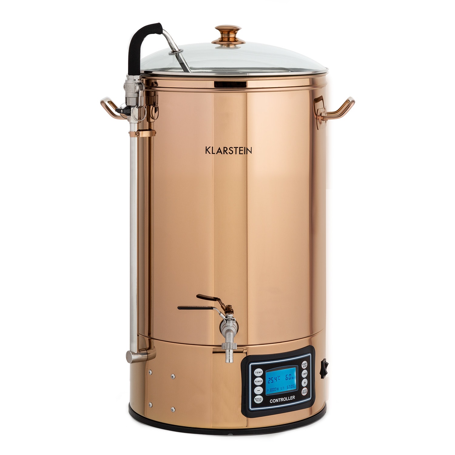 10040144_yy_0001_titel___ Klarstein Mundschenk, rmutovací kotol, 30 l, 2500 W, systém na varenie piva, 9 programov